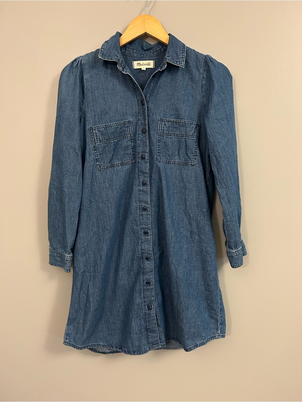 Madewell Denim Shirt Dress XS